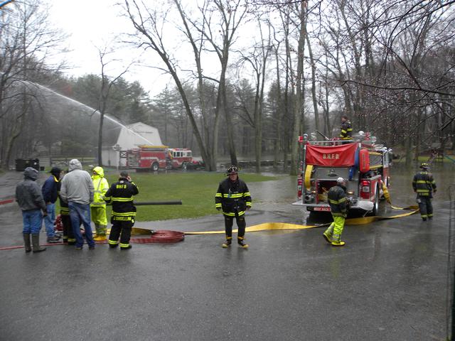 Flooding condition on Succabone rd April 2010